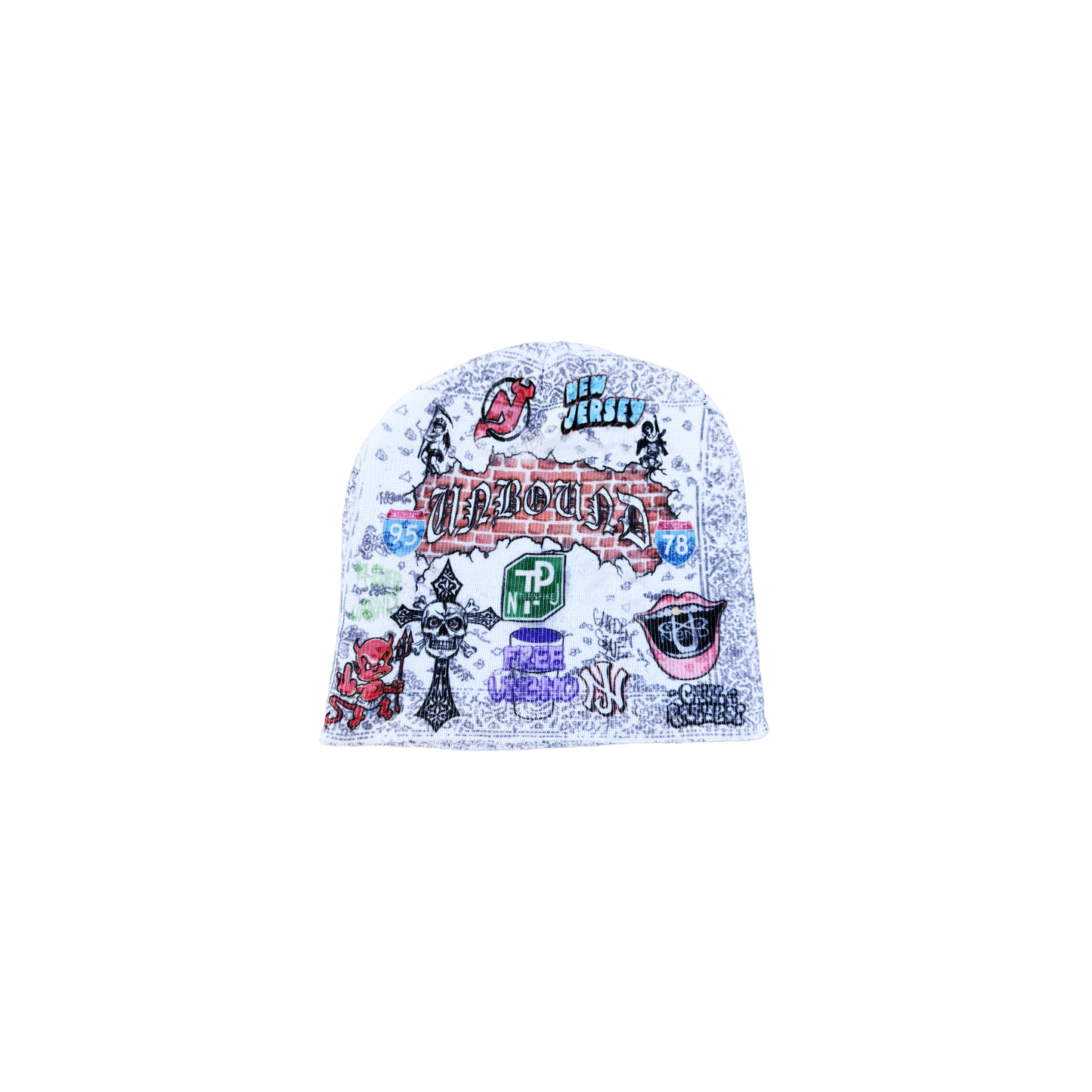 GRAFFITI JERSEY BEANIE