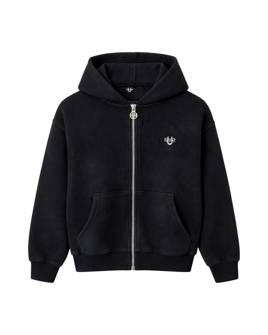 DESTROYED THERMAL HOODIE