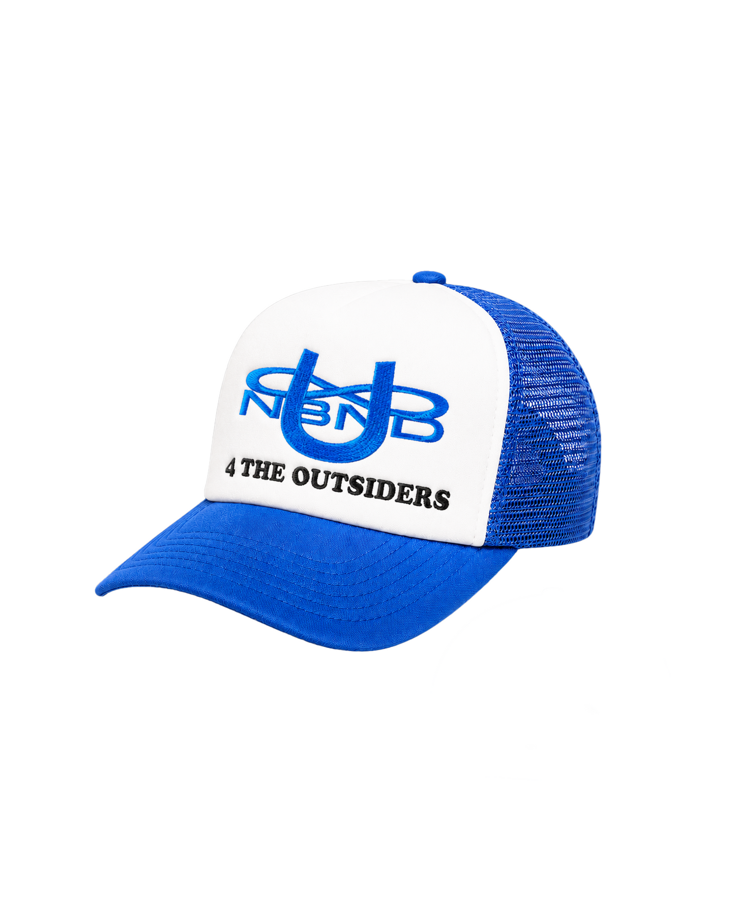OUTSIDERS LOGO TRUCKER HAT BLUE