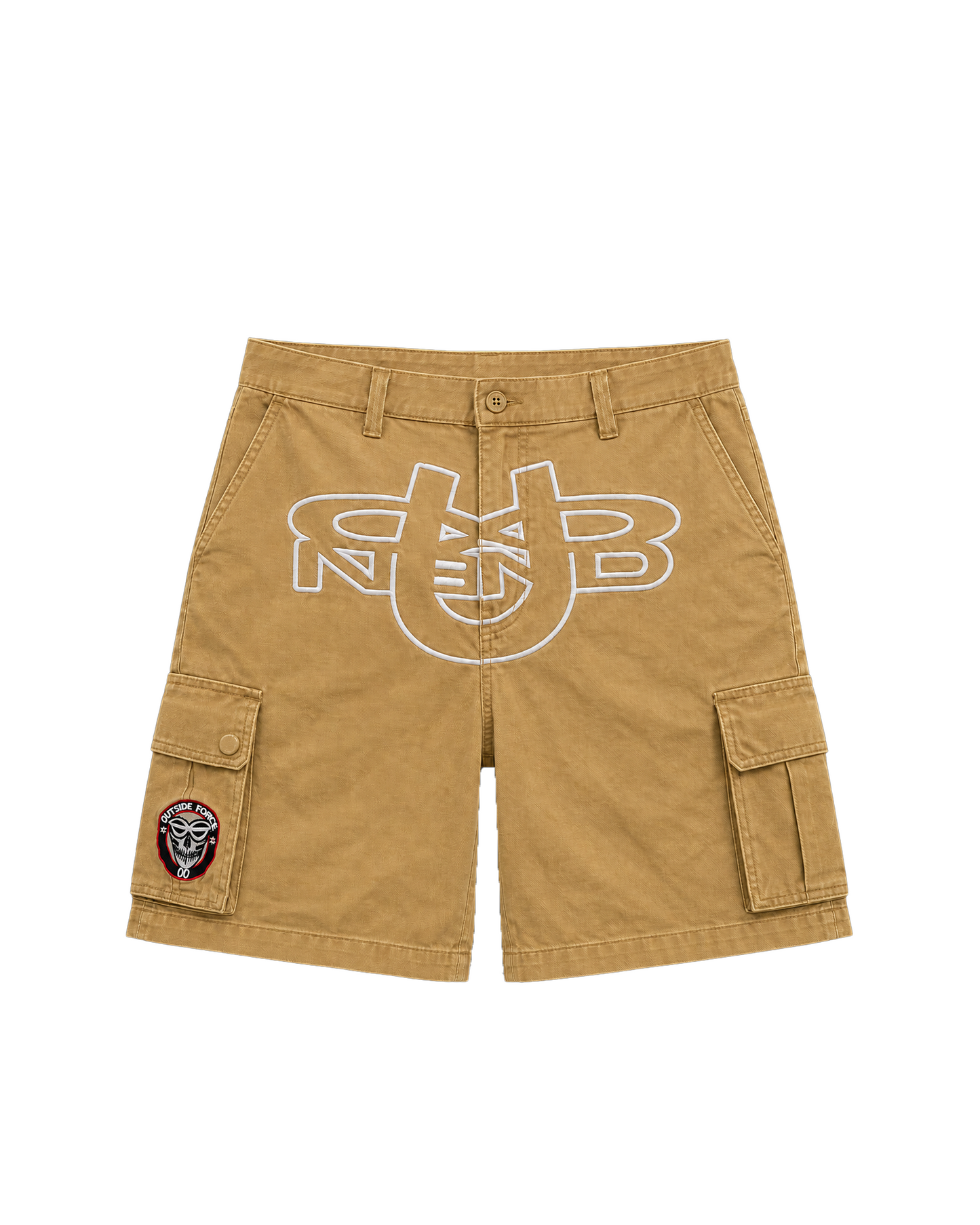 OUTSIDER KHAKI CARGO SHORTS